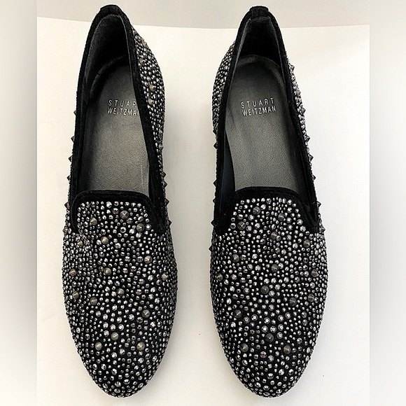 ✨HP✨ STUART WEITZMAN studded Slipbead Smoking Slipper - Picture 2 of 9